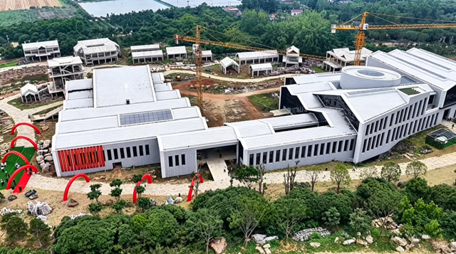 江苏盱眙中华奇石博物馆盛大开园  福瑞尔助力外墙铝板项目配套